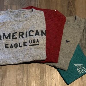 Set of Four American Eagle Short Sleeve Shirts